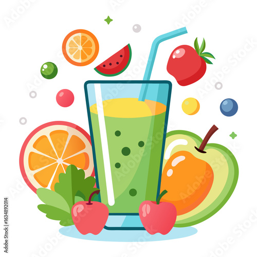juice and fruits