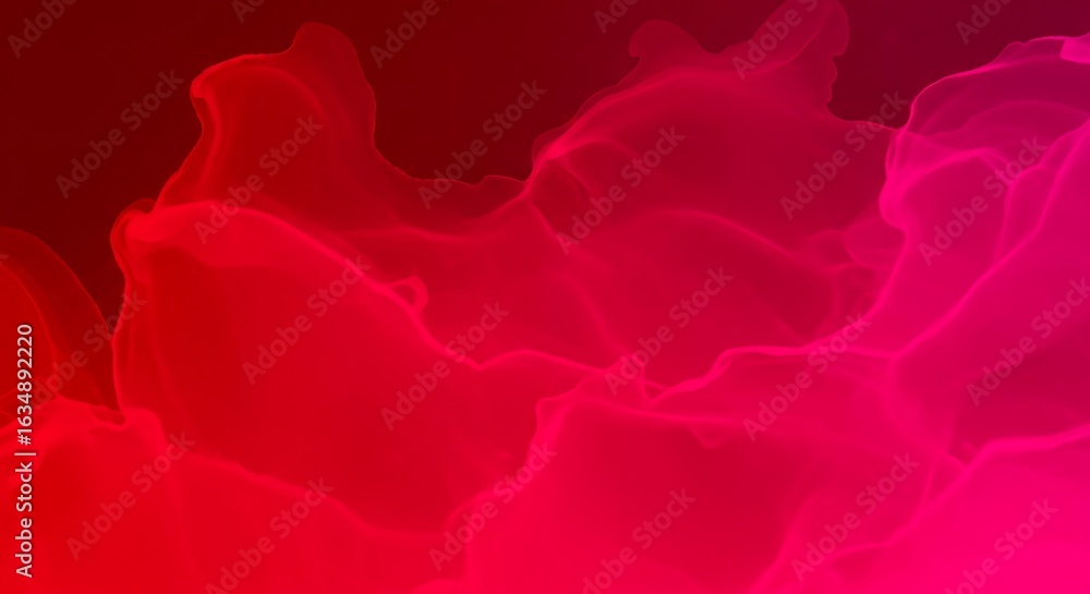 Fototapeta premium Abstract red and pink smoke background with gradient effect