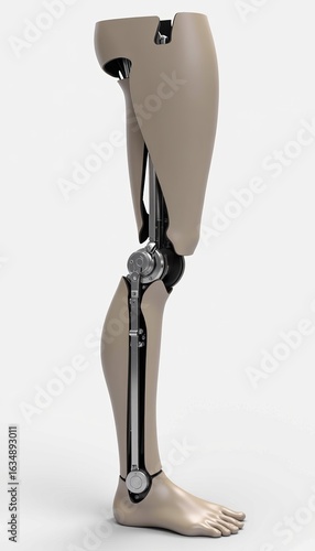 Innovative Prosthetic Leg Design: A Showcase of Advanced Engineering and Biomechanics for Enhanced Mobility and User Comfort