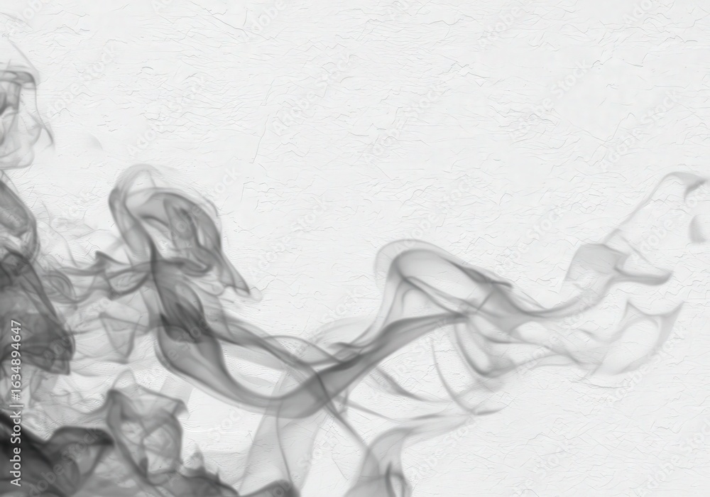 Fototapeta premium white smoke and white background smoke air with fire texture abstract illustration