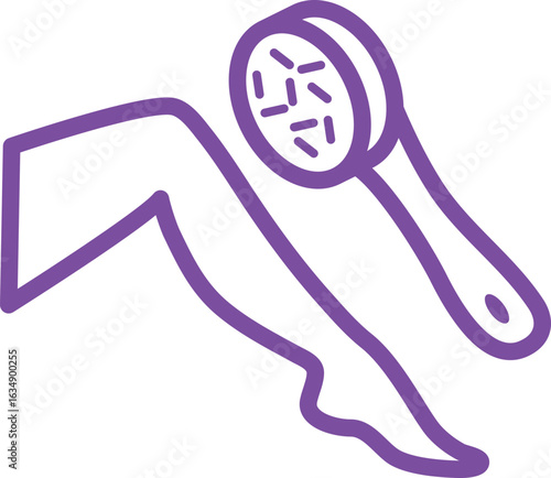 drainage massage icon