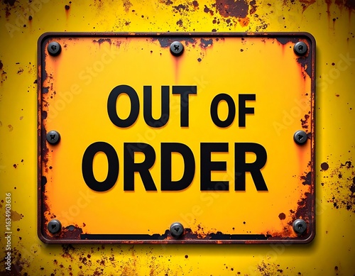 out of order sign printable
