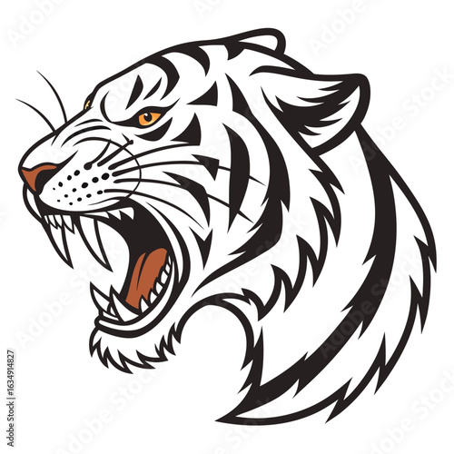 tiger head tattoo