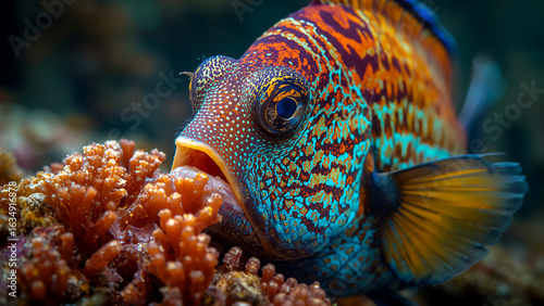 tropical fish in aquarium