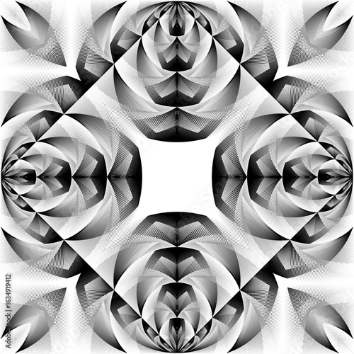 op art creative pattern, ornament, abstract decorative background