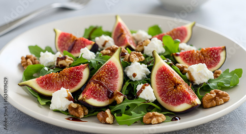 A deconstructed fig salad