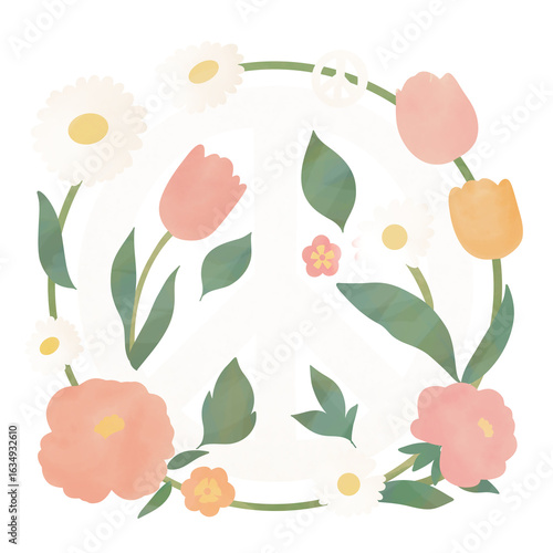 Peacefulness and flowers 