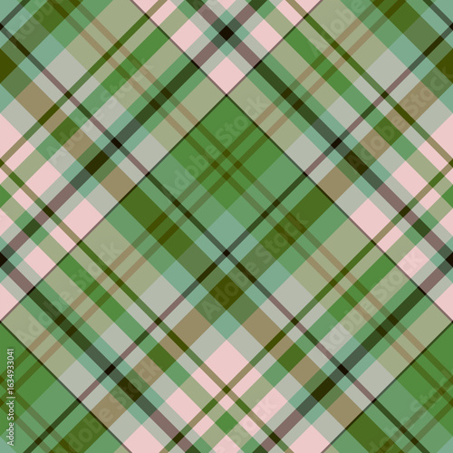 Wallpaper Mural Seamless pattern with pleasant green, gray and light pink colors for plaid, fabric, textile, clothes, tablecloth and other things. Vector image. 2 Torontodigital.ca