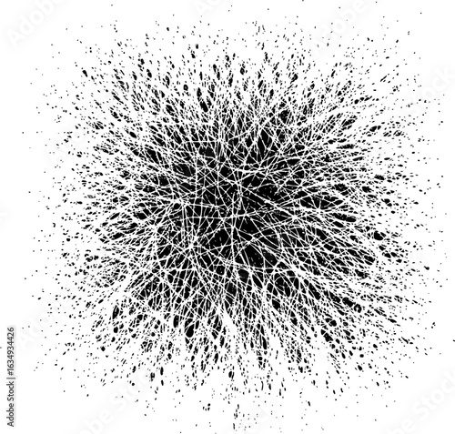 Abstrakte Vektor Darstellung - Verbindungen und Segmente - Designelement - Vektorgrafik