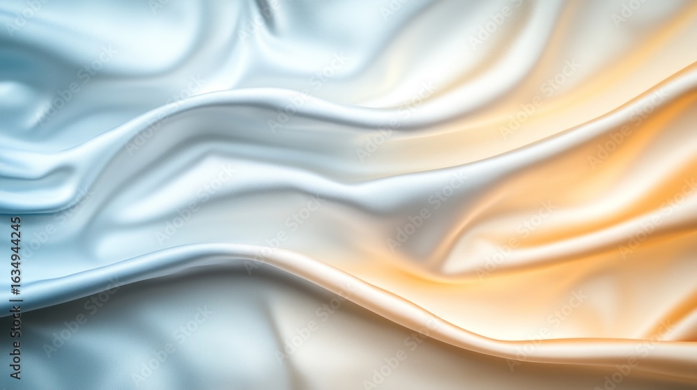 Obraz premium Elegant silk fabric abstract background with gradient texture