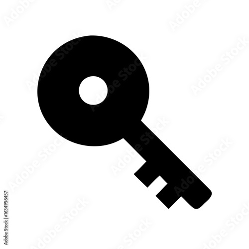 Key Icon - Security Access and Unlock Symbol