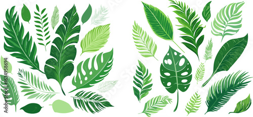 Tropical Leaf Collection Design 1.