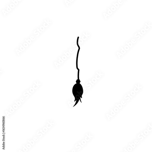 Halloween Broom Silhouette