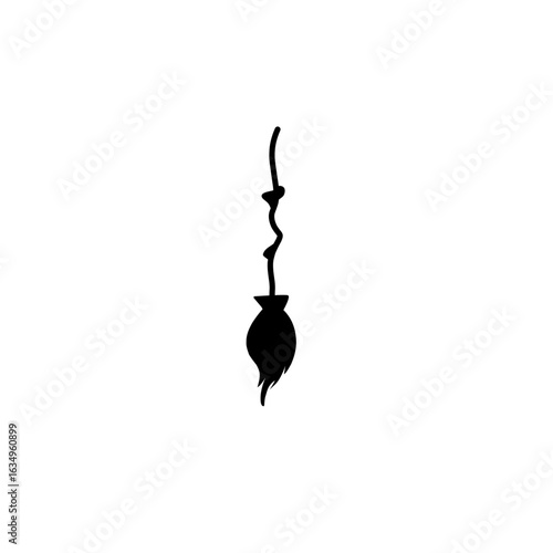 Halloween Broom Silhouette