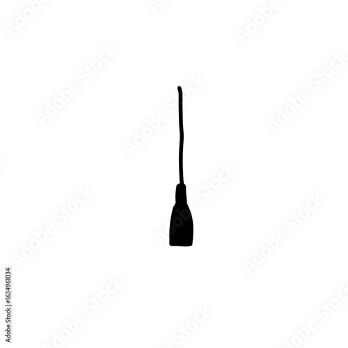 Halloween Broom Silhouette