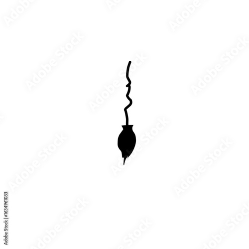 Halloween Broom Silhouette