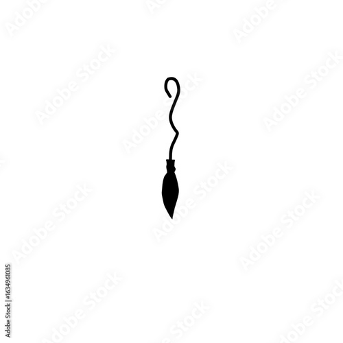 Halloween Broom Silhouette