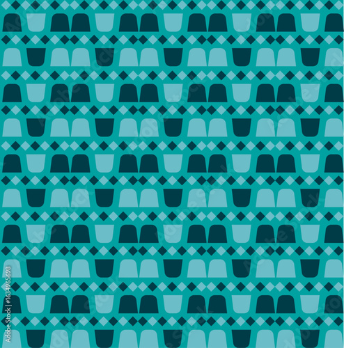 Contemporary abstract pattern blending cup silhouettes & rectangular geometry in Saudi colors. Perfect for packaging, textiles & premium branding. Vector + high-res files included.