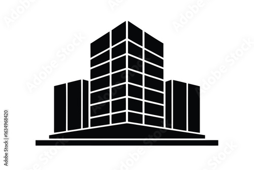 office building vector icon