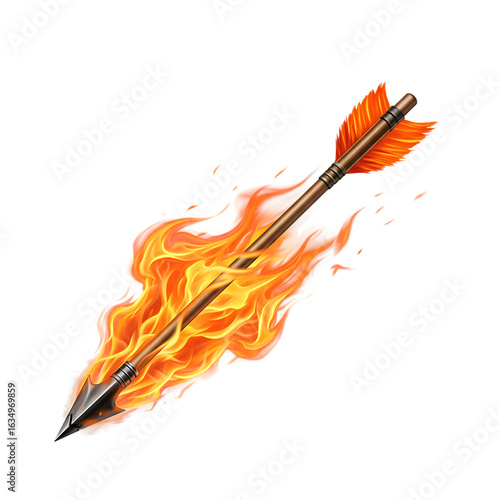 Wallpaper Mural Flaming Arrow with Bright Fire Trail On Isolated Transparent Background

 Torontodigital.ca