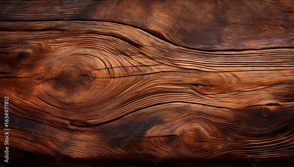 Fototapeta premium weathered wood grain with warm earthy tones showcasing nature s timeless textures