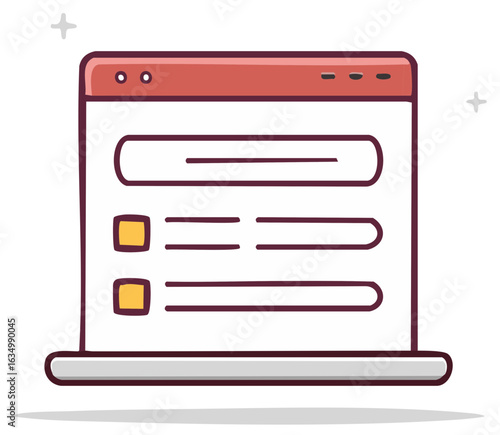 Digital form user interface with input fields and checkboxes for data entry