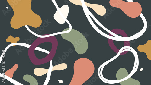 Fotografie Dark abstract shape background