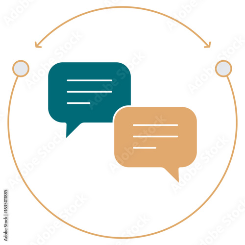 Chat Icon, Instant Talk, Instant Talk, vector