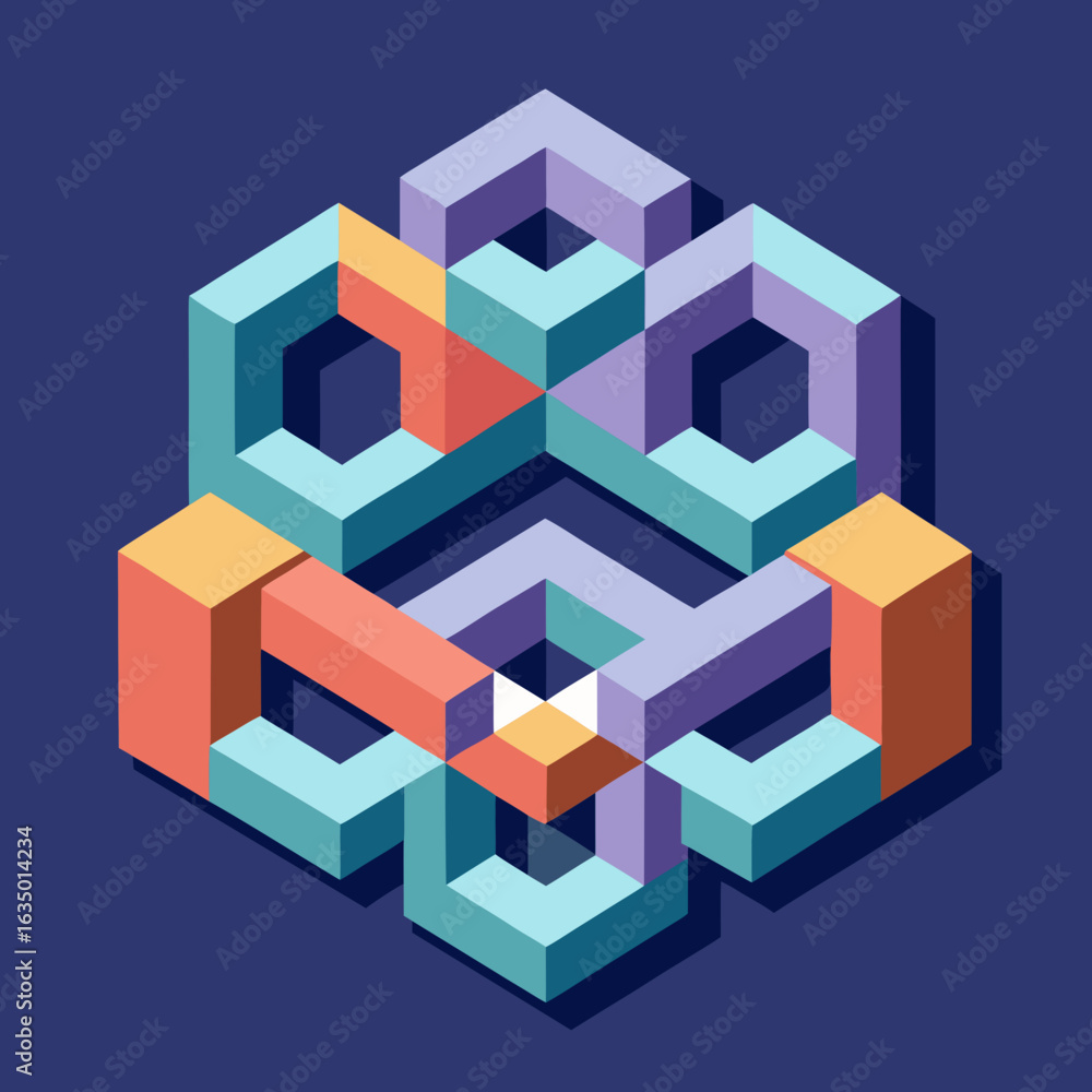 Fototapeta premium Abstract Forms, Geometric Patterns & Rich Textures for Creative Exploration