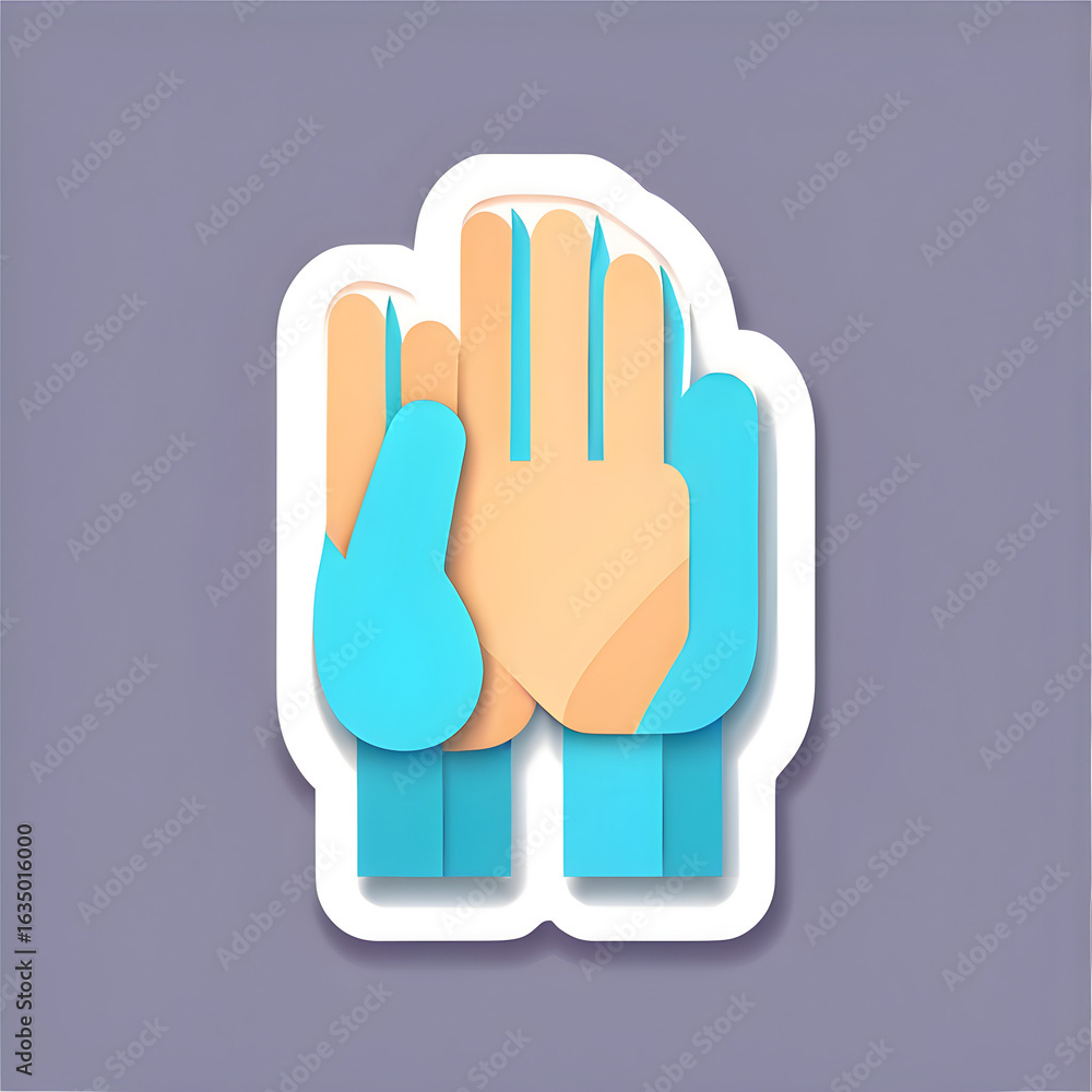 Obraz premium hand sign icon