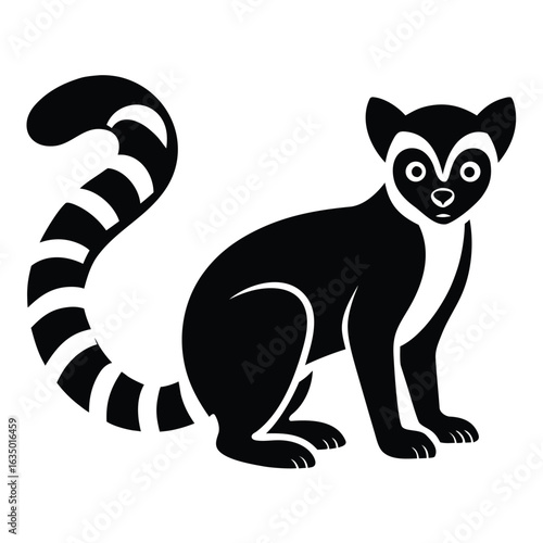 lemur vector icon