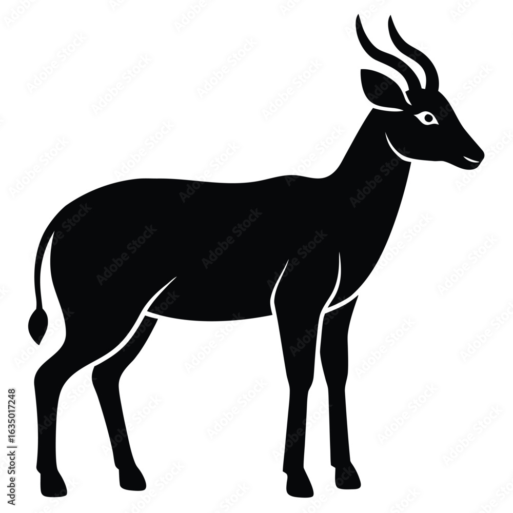 Fototapeta premium nilgai vector icon