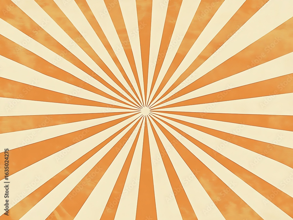 Obraz premium Warm Orange and Brown Sunburst Background 