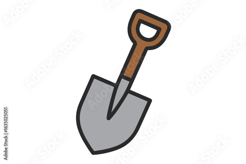 Vector Icon of Spade Tool

