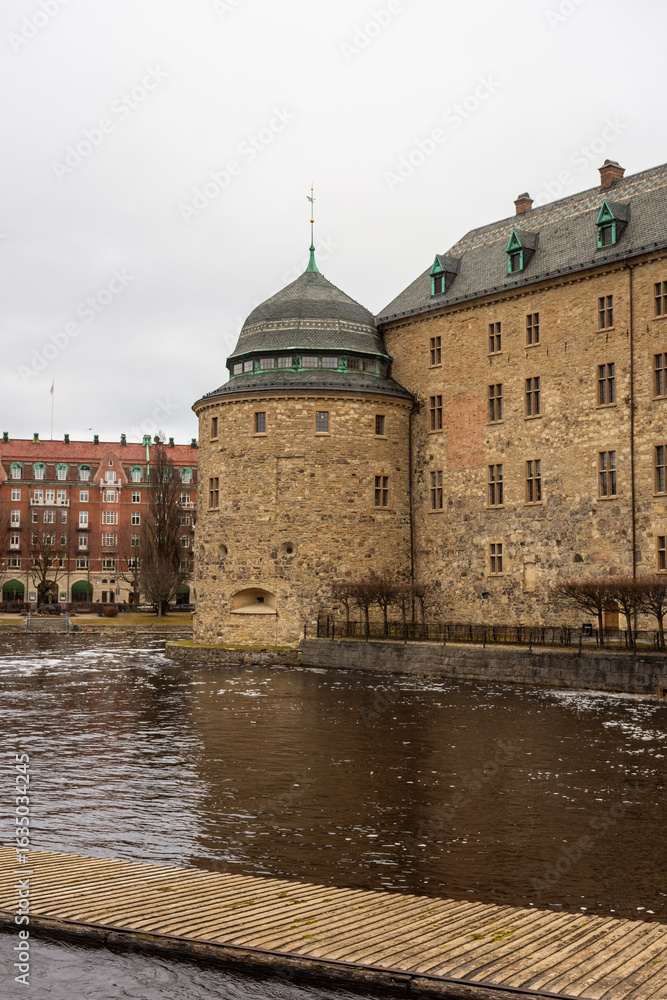 Fototapeta premium The old castle of Orebro, Sweden