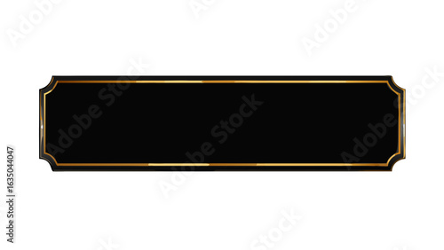 Modern black gold frame border design element art decorative background vector