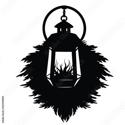 lantern with eerie glow