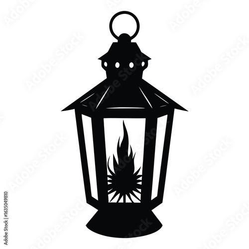 lantern with eerie glow