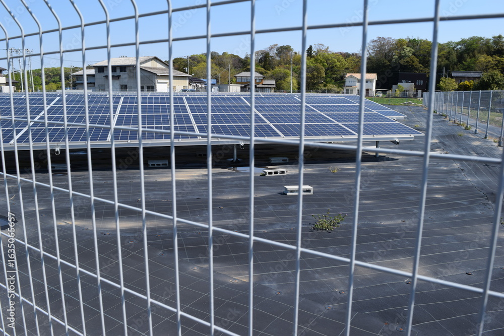 Obraz premium ネットフェンス