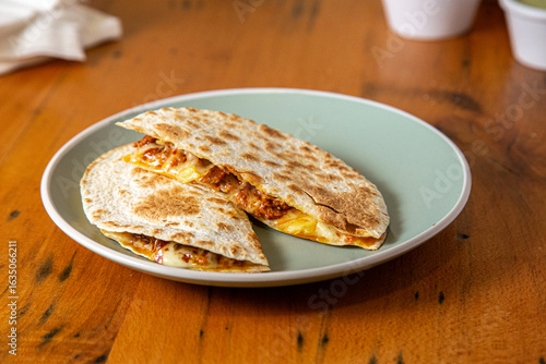 Gringa de pastor, comida mexicana