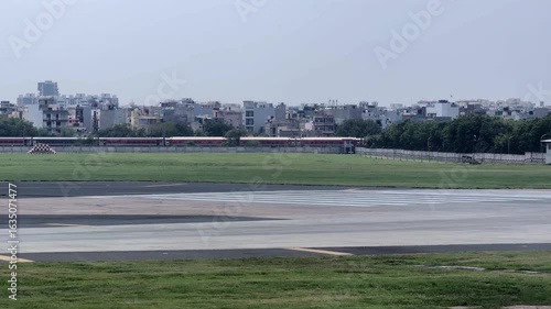 Airport Airbus and Passengers in Transit, Editorial Footage Capturing Boarding, Ground Staff, and Real Moments at Terminal,  Air Travel Scenes at Indian International Airport  Clip 66