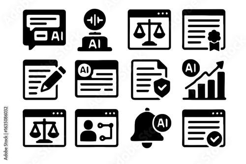 Preview panel simple compliance generation image vector visualization icon document decision legal