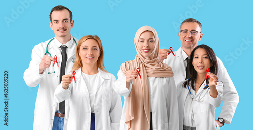 Professional team of doctor...