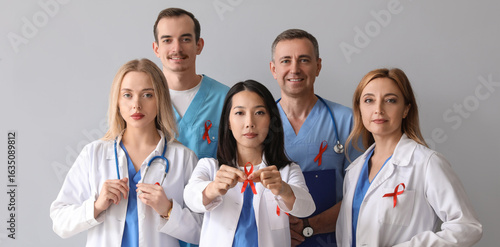Professional team of doctor...