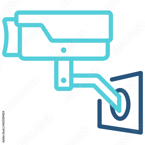 Surveillance  Outline Color Icon