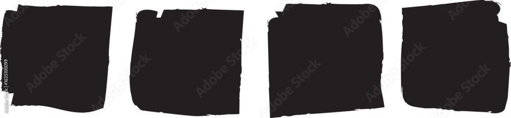 Obraz premium Grunge Brush Stroke Squares