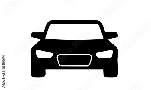 car icon black and white