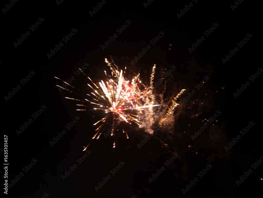 Fototapeta premium Silvester Feuerwerk