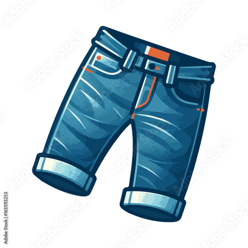
jeans illustration design