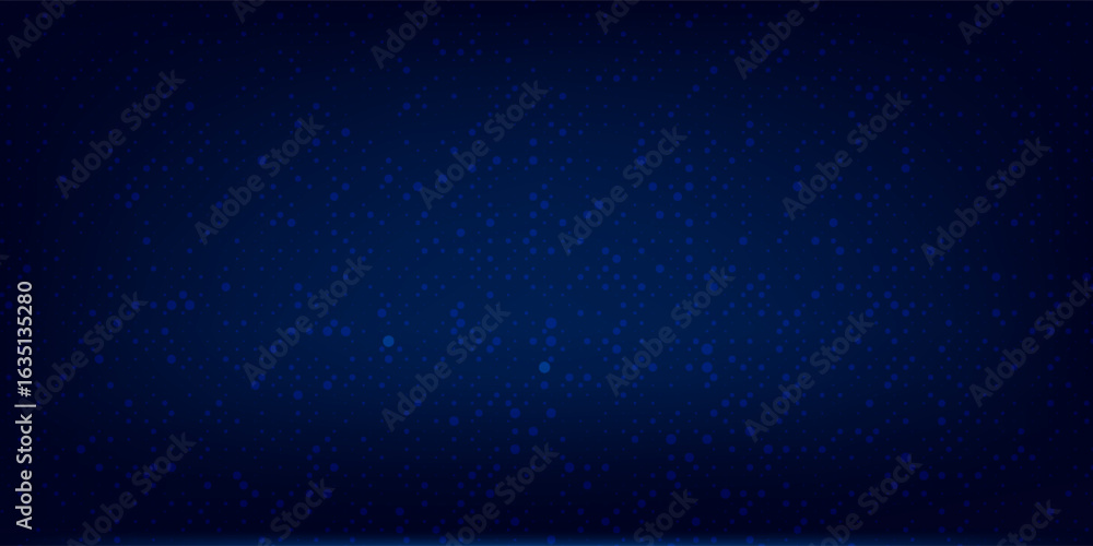 Obraz premium Dot white blue pattern screen led light gradient texture background. Abstract technology big data digital background. 3d rendering.